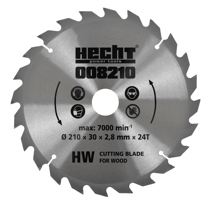 Hecht 008210 Disc de taiere pentru Hecht 8210, 210 mm, 24 de dinti