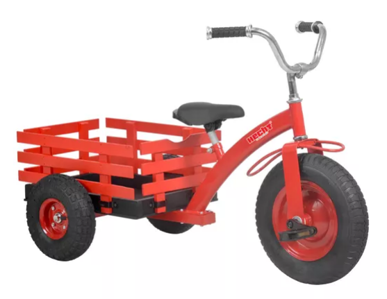 Hecht 59790 Red Tricicleta rosie cu pedale pentru copii