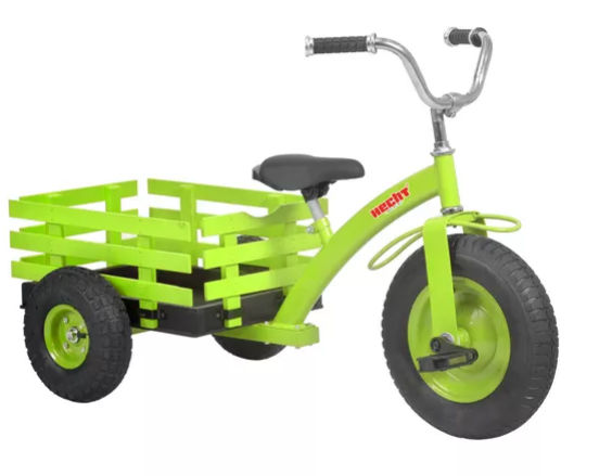Hecht 59790 Green Tricicleta verde cu pedale pentru copii