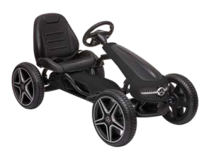 Mercedes Benz Pedal GO Kart Black